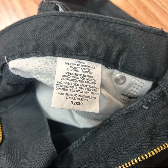 Dickies Men’s Carpenter Pants 32x30 Jeans Black Workwear Work Straight - Picture 2 of 6